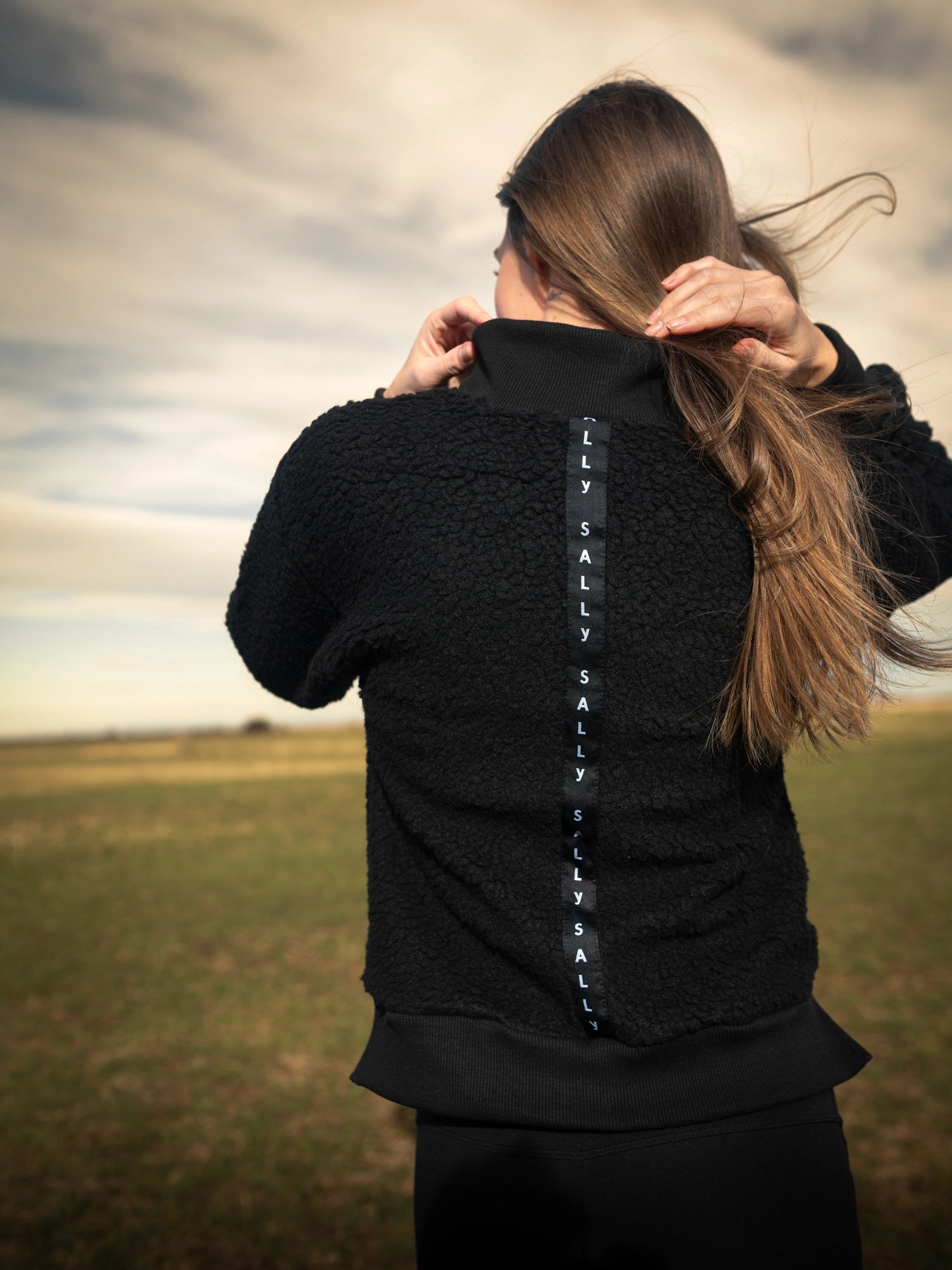 Sherpa pulcsi-Fekete