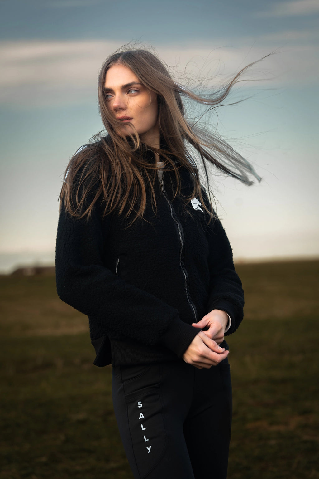 Sherpa pulcsi-Fekete