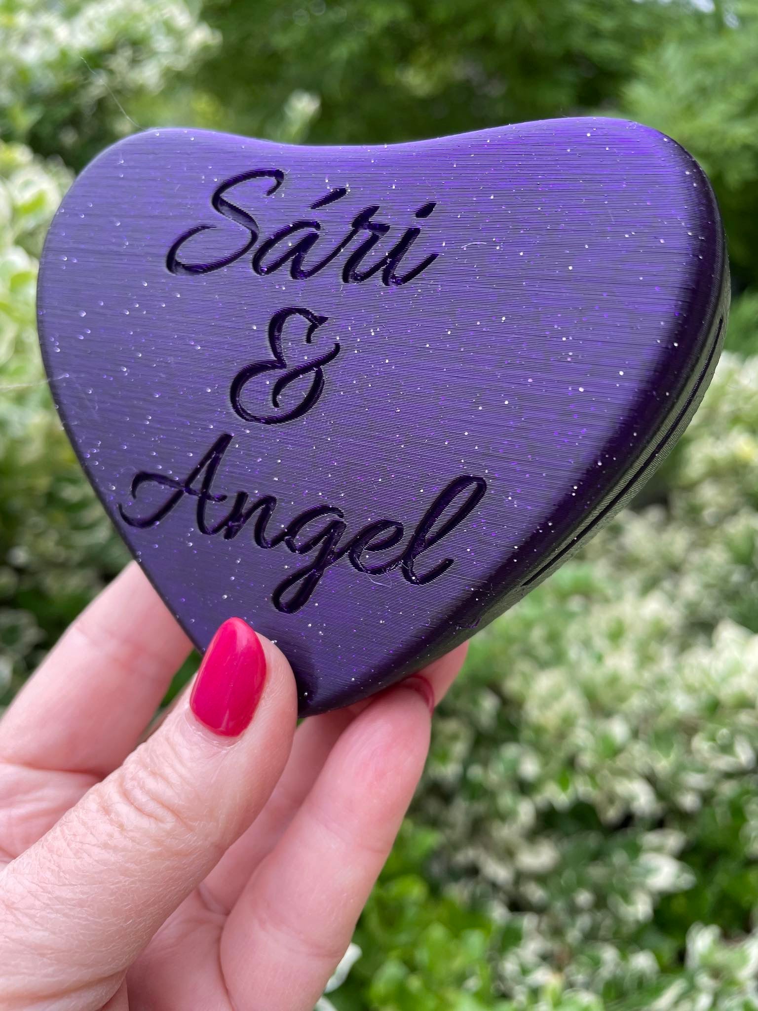 💗 Személyre szabható szív formájú lóvakaró – egyedi ajándék lovasoknak!