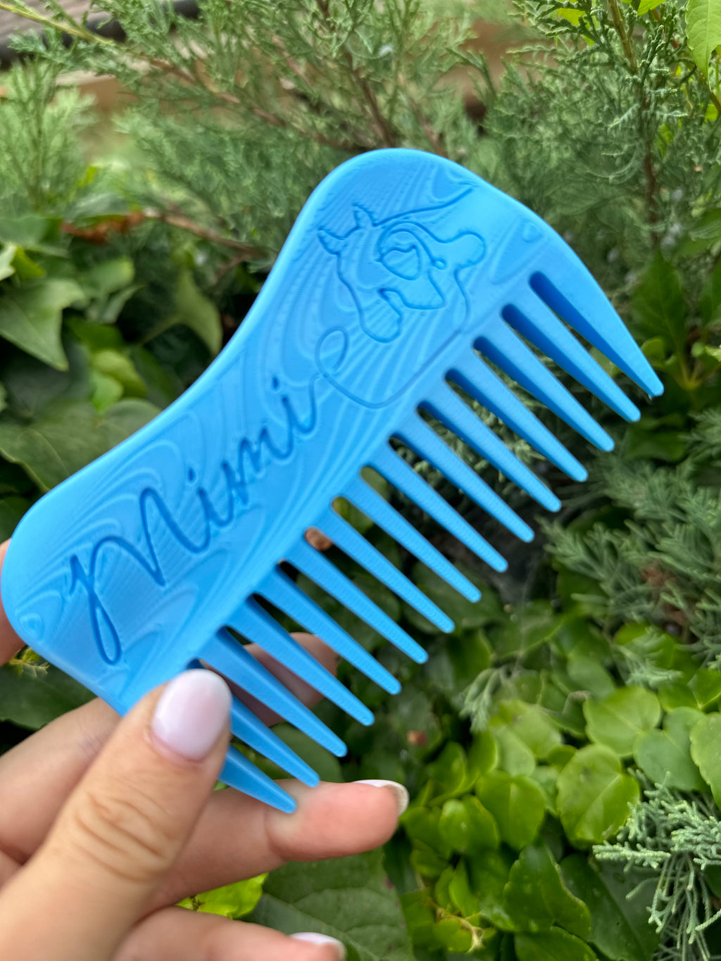 Személyre szabható sörény fésű