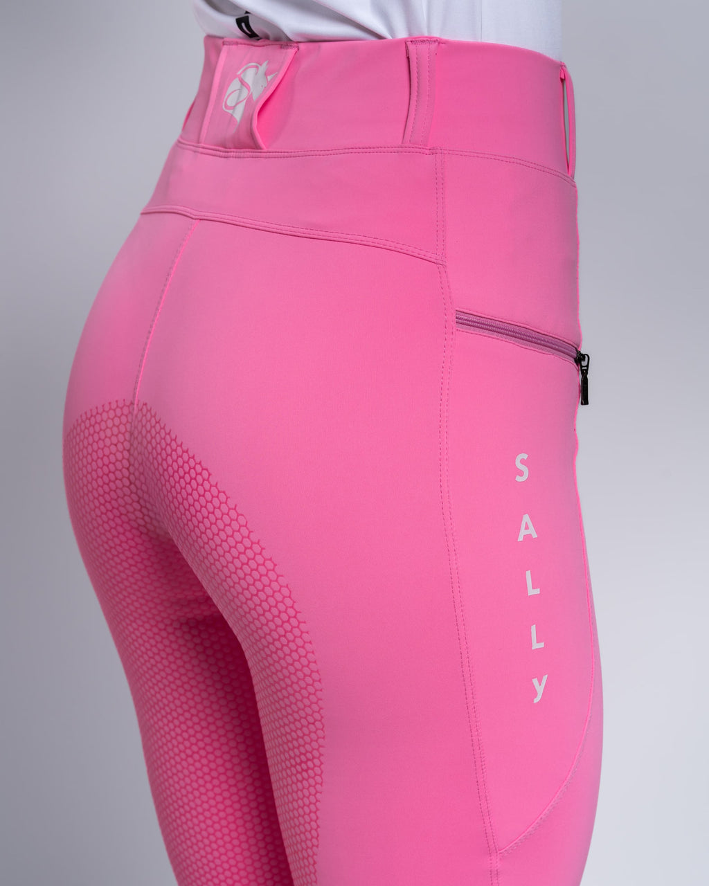 Sally Teliszilikonos Lovagló Leggings - Passion Pink