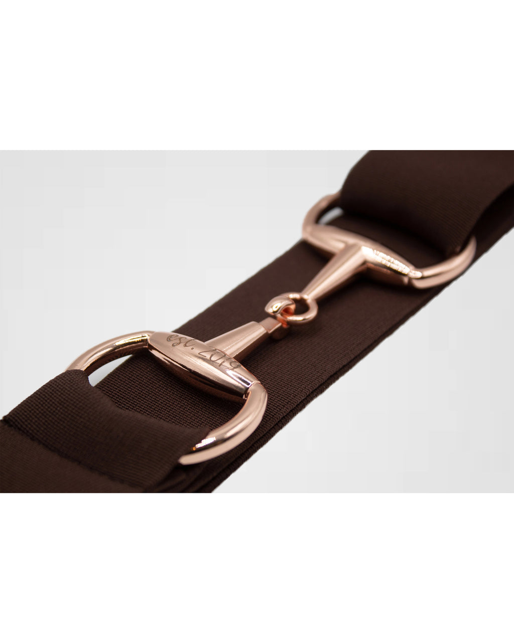 Barna - rozé arany zablás öv