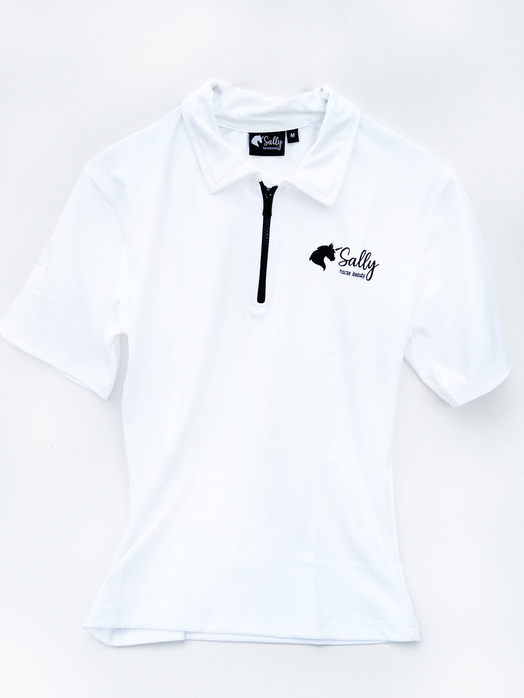 Sally lovagló póló fehér