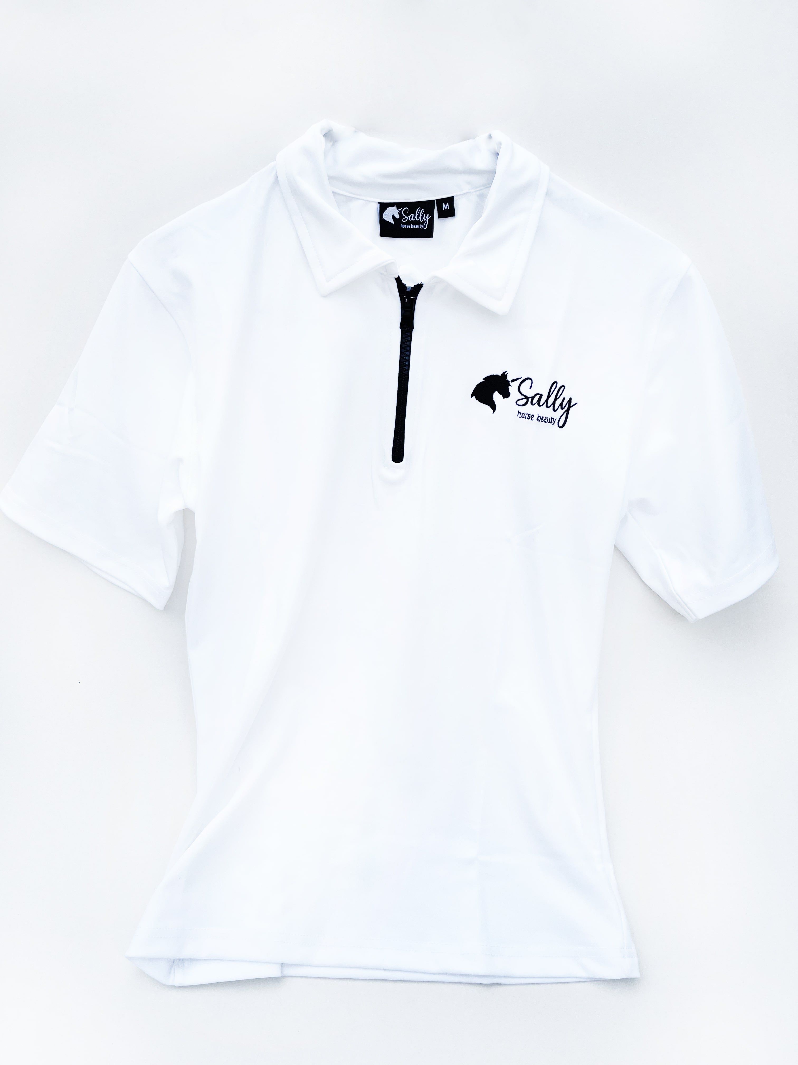 Sally lovagló póló fehér