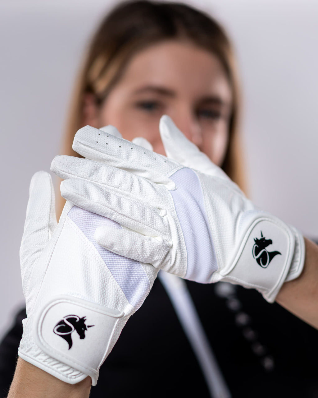 Cloud lovaglókesztyű-fehér